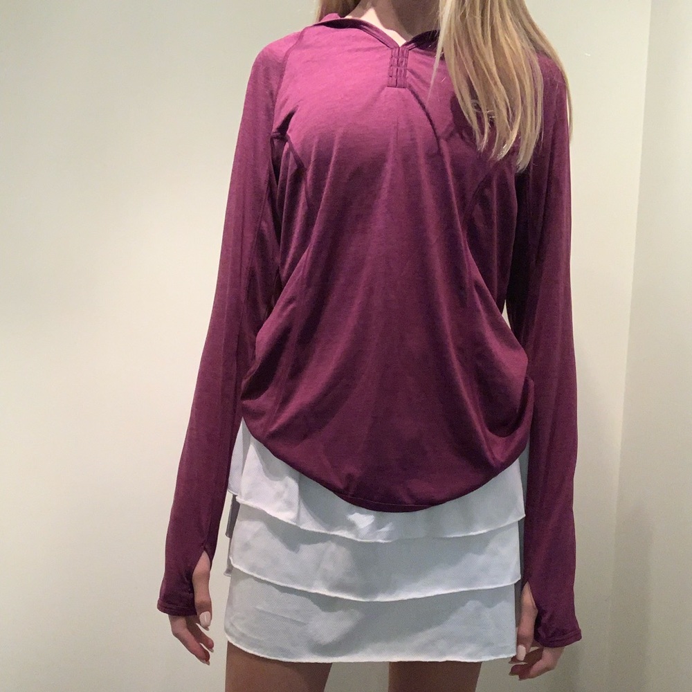 DARK PURPLE ATHLETIC LONG SLEEVE SHIRT